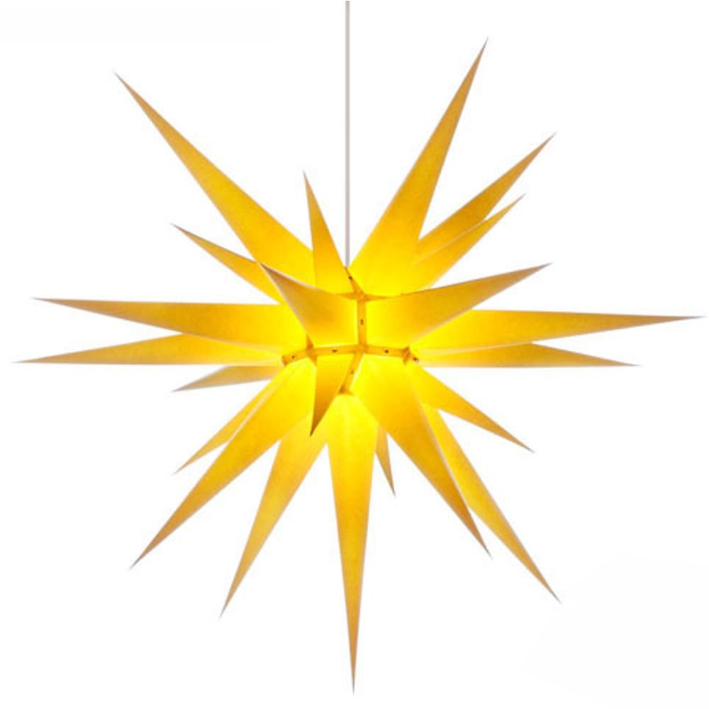 Artikel Bild: Herrnhuter Stern - Innenstern aus Papier 80 cm - gelb