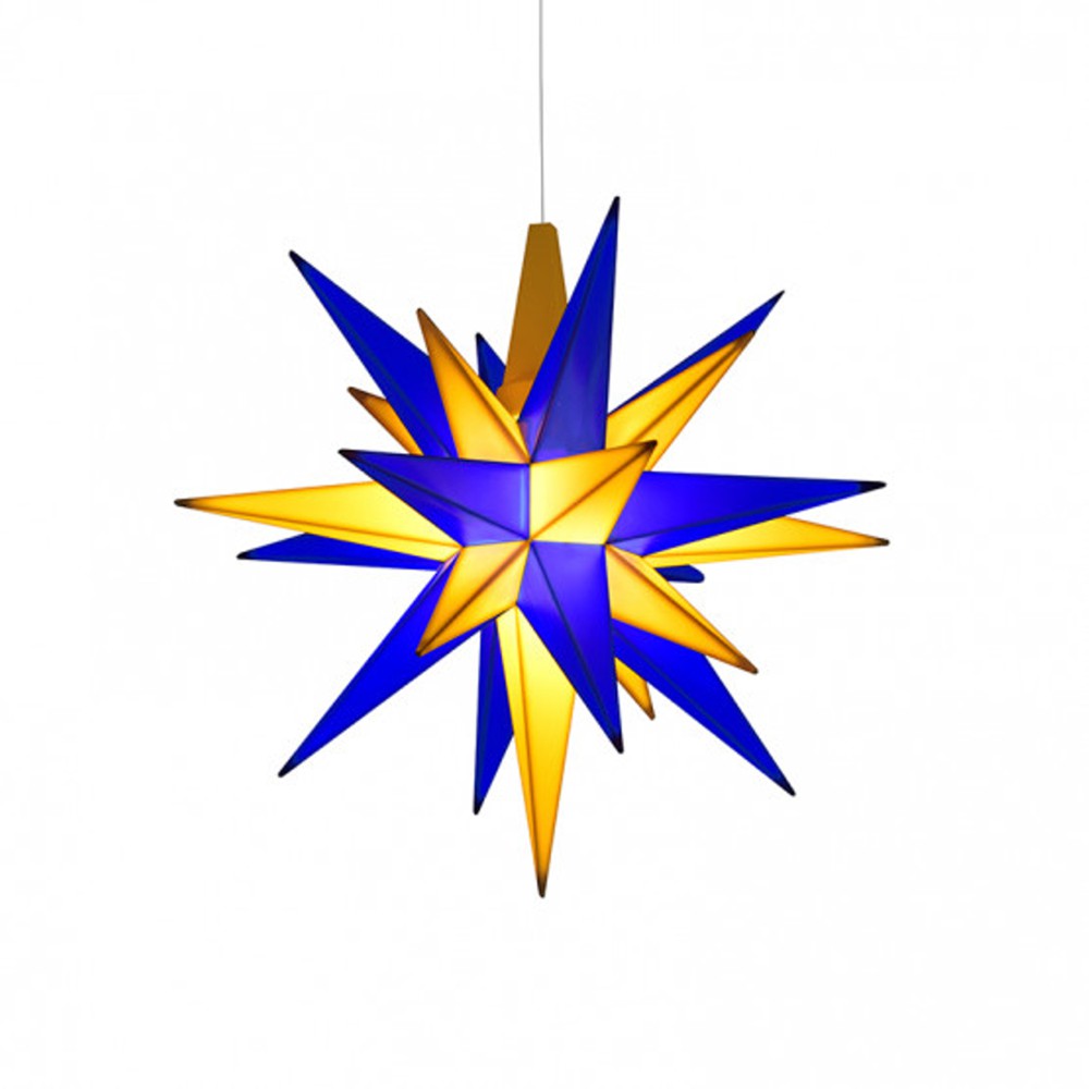 Artikel Bild: GESCHENKSET - Ministern blau/gelb mit Netzteil und LED Oberlausitz