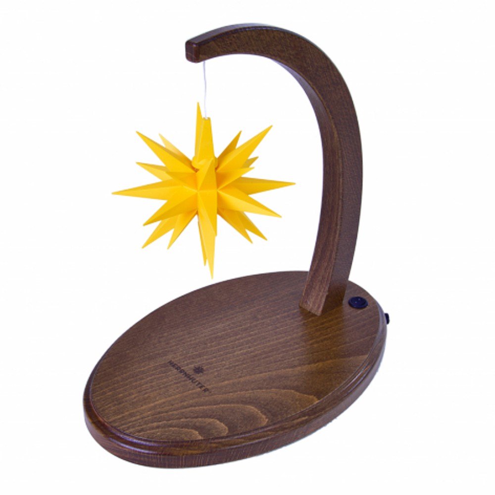 Artikel Bild: Herrnhuter Sternenbogen Nussbaum mit gelben Stern