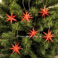Artikel-Bild-Kleine Holzsterne, 6- teilig 7 cm rot