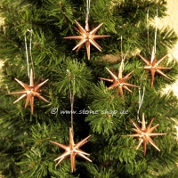 Artikel-Bild-Kleine Holzsterne, 6- teilig 7 cm kupfer