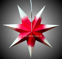 Artikel-Bild-Erzgebirgischer Fensterstern rot-weiß, klein - ohne Beleuchtung