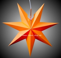 Artikel-Bild-Erzgebirgischer Fensterstern orange, klein - ohne Beleuchtung