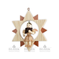 Artikel-Bild-Engel im Stern mit Panflöte - natur