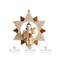 Artikel-Bild-Engel im Stern mit Harmonika - natur