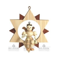 Artikel-Bild-Engel im Stern mit Glocken - natur