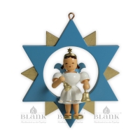 Artikel-Bild-Engel im Stern mit Glocken - farbig