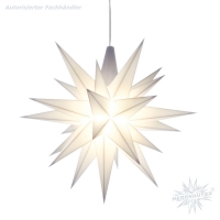Artikel-Bild-Ministern mit LED - weiß - Herrnhuter Stern 13 cm