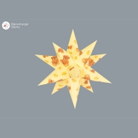 Artikel-Bild-Motivstern gelb Teddy mit Ente 16 cm ohne Beleuchtung