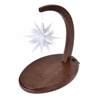 Artikel-Bild-Herrnhuter Sternenbogen Nussbaum mit weißen Stern