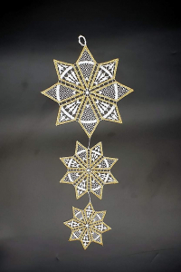 Artikel-Bild-Mobile mit 3 Sternen - Plauener Spitze