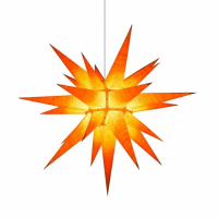 Artikel-Bild-Herrnhuter Papierstern 60 cm - Holzmaserung Erle inkl. Beleuchtung