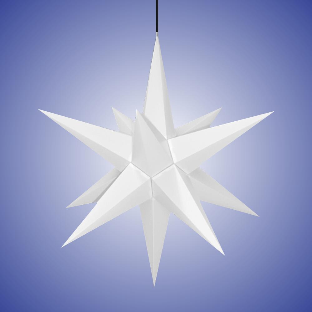 Haßlauer Weihnachtsstern weiß für Außen 60 cm - 349 - 157 - 0 - 1