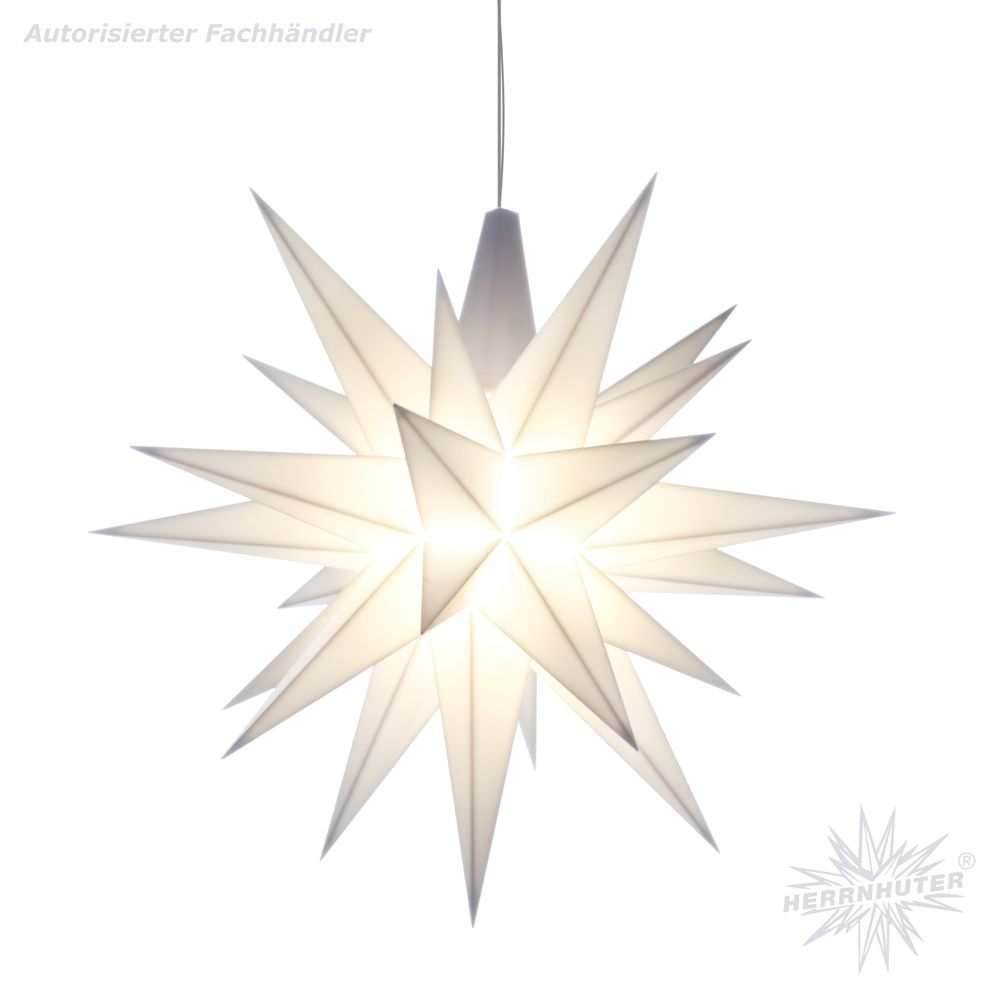 Bastelstern mit LED - weiß - Herrnhuter Stern 13 cm - 460 - 182 - 0 - 1