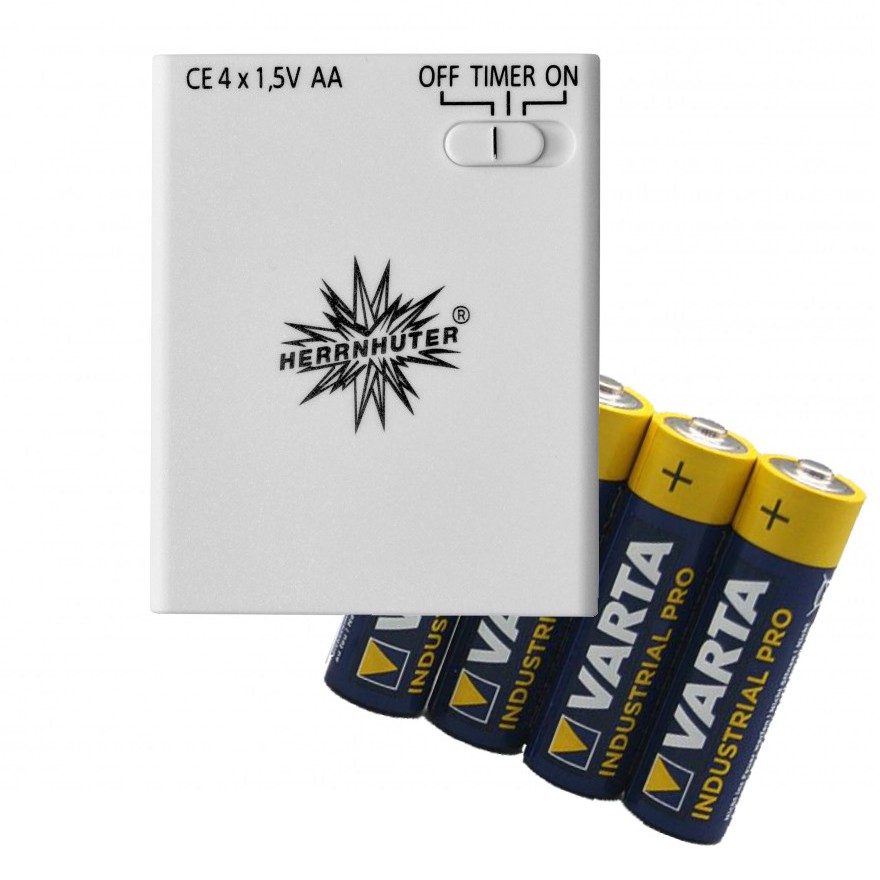 Batterietimer für 1 Herrnhuter LED-Ministern mit Timer (LED nicht im Lieferumfang) - 526 - 250 - 0 - 1